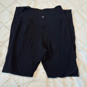 Lululemon Black- Pushing Limits 7/8 Tights - 25” Size - 4